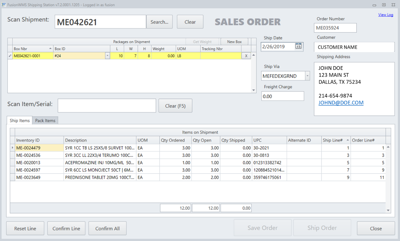 Ship Station Overview | Kensium Products Documentation