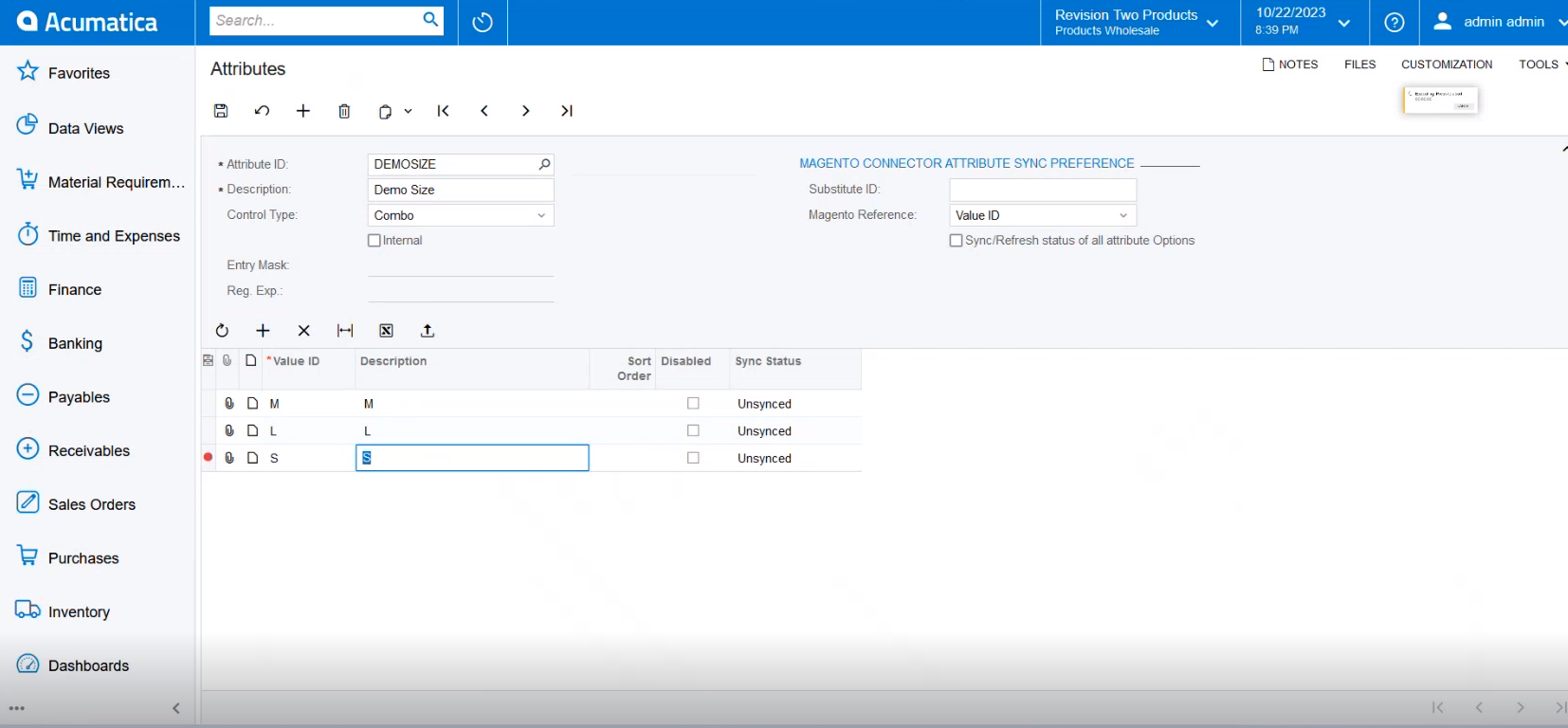 Creating Product Attributes | Kensium Products Documentation