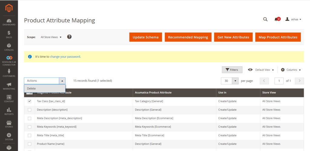 Product Mapping | Kensium Products Documentation