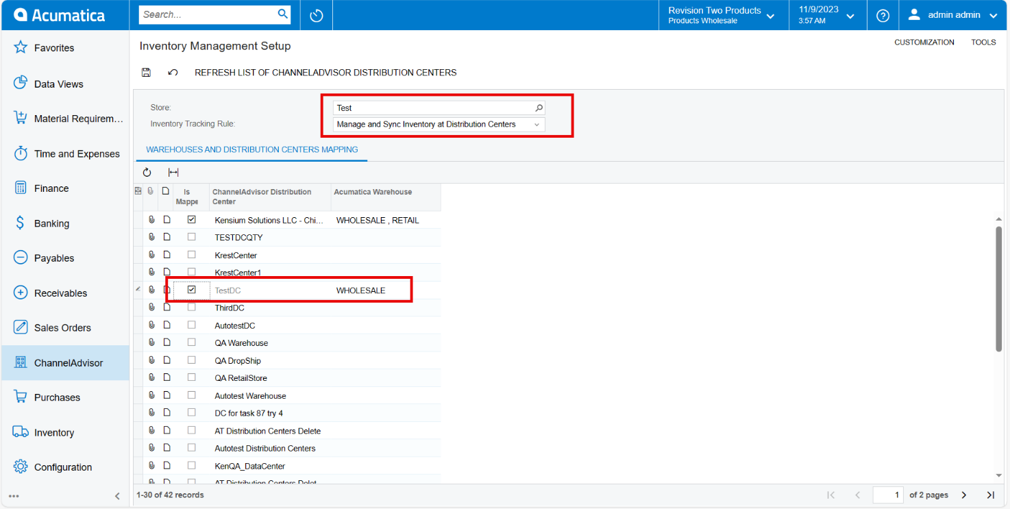 Inventory Management Setup | Kensium Products Documentation