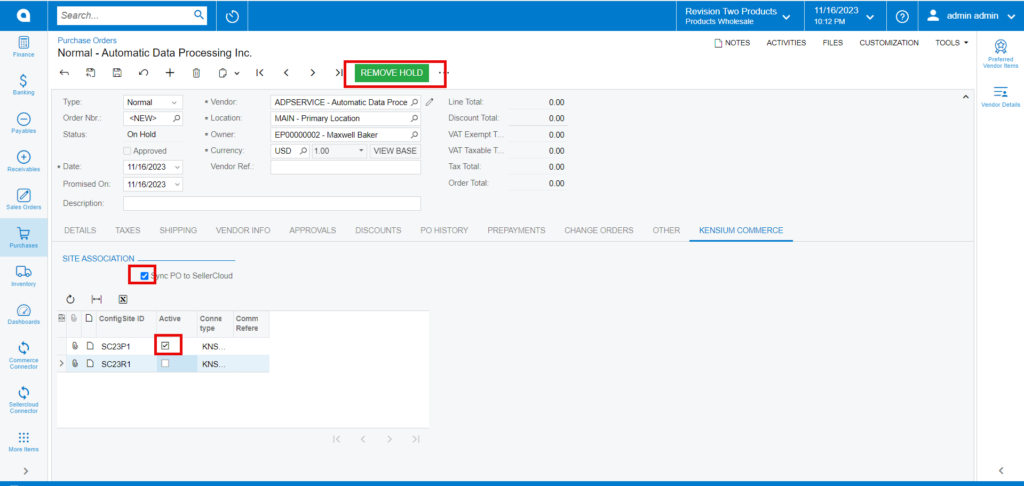 Purchase Order