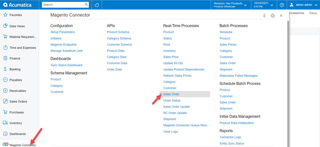 Sales Order in Real-Time Process