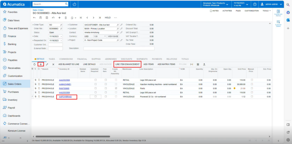 Sales Orders (1)