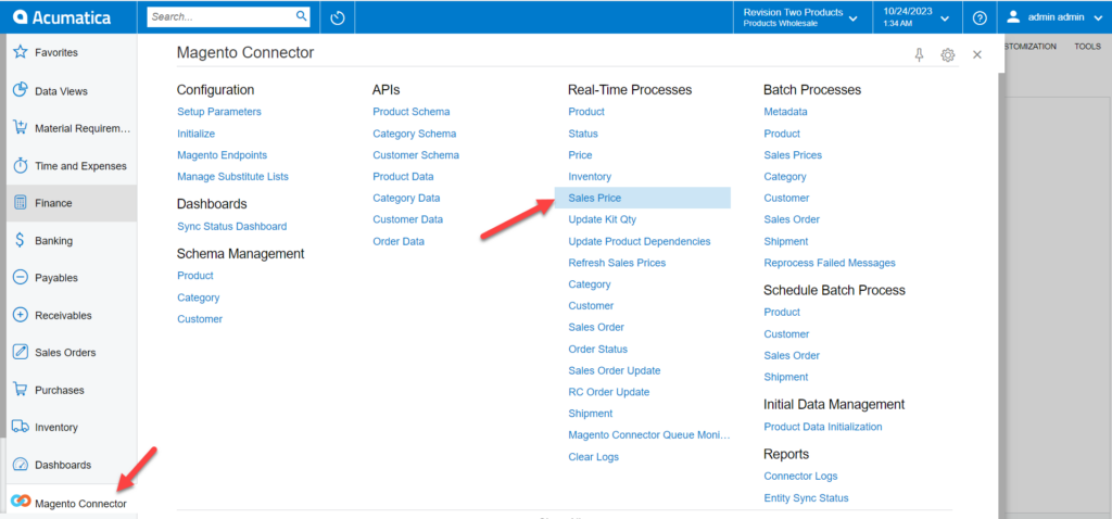 Sales Price in the Real-Time Process