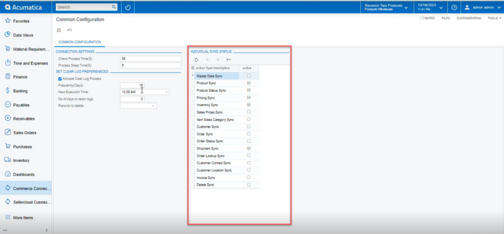 Syncing Configurations