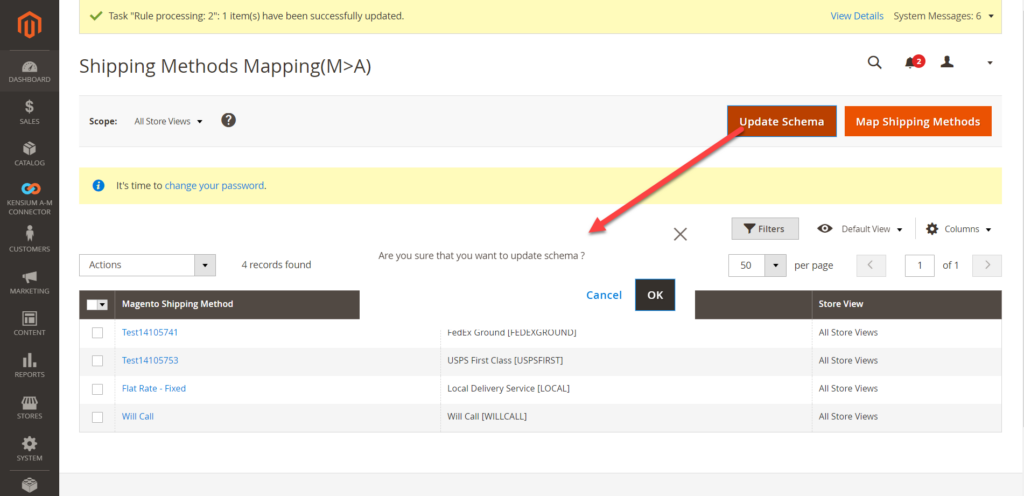 Updating Schema