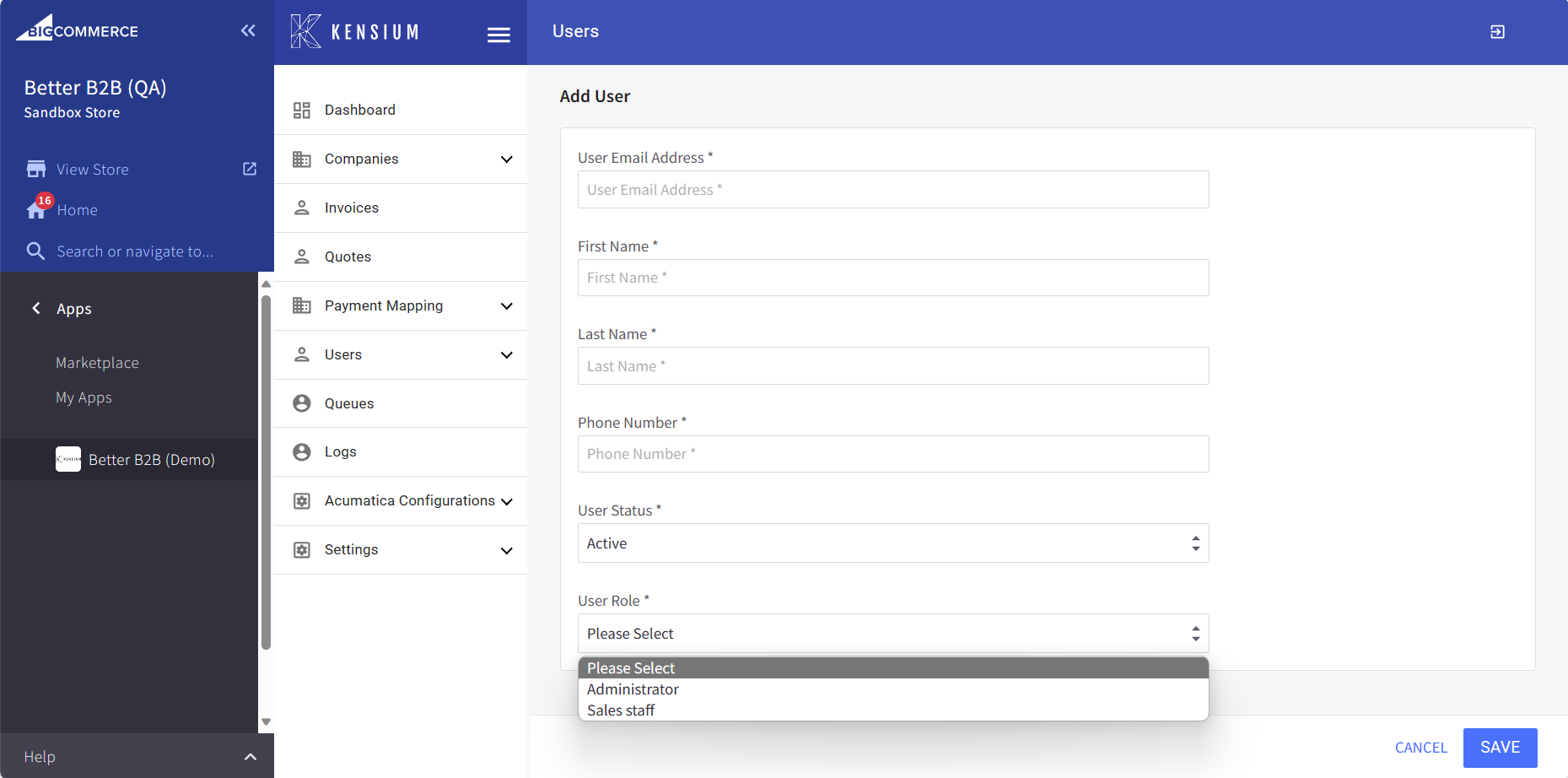 Adding User Fields