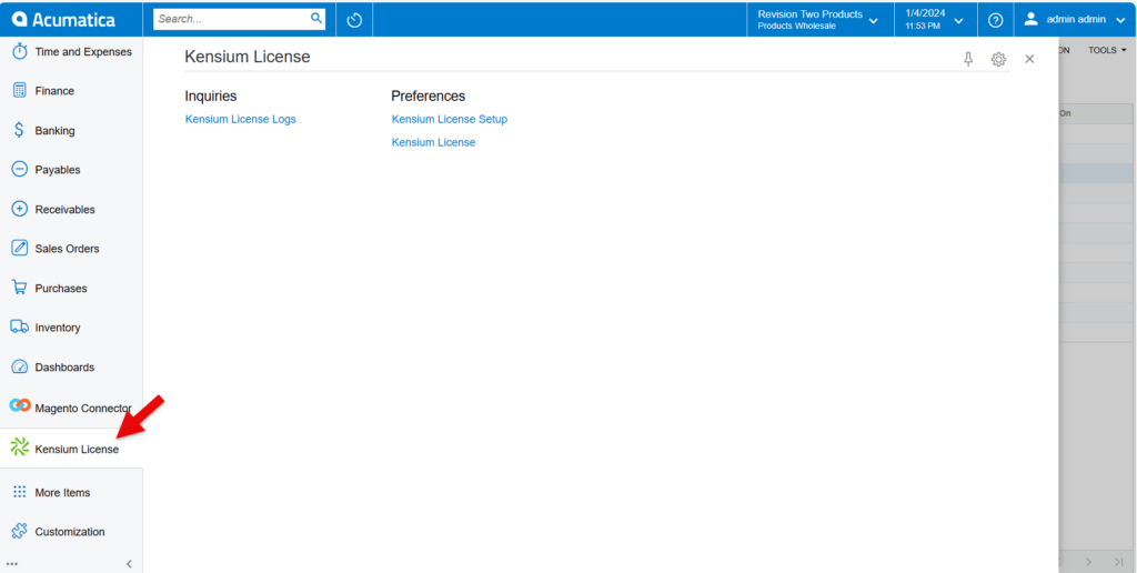 Kensium License