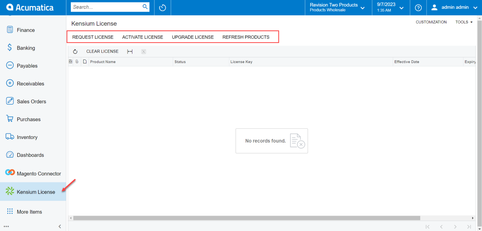 Kensium License | Kensium Products Documentation