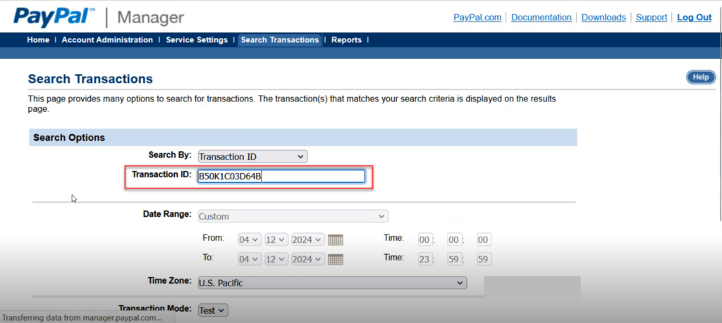 Payment Reference ID