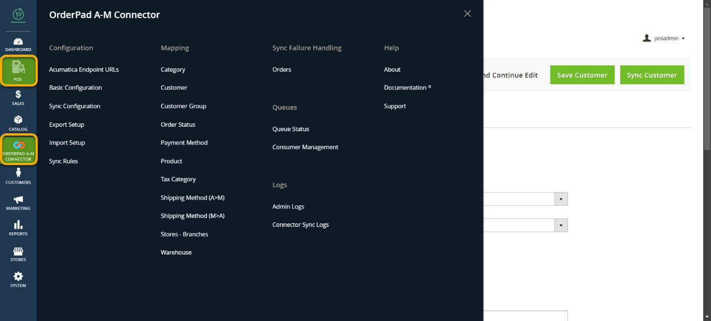 OrderPad Acumatica Connector and Kensium POS in OrderPad