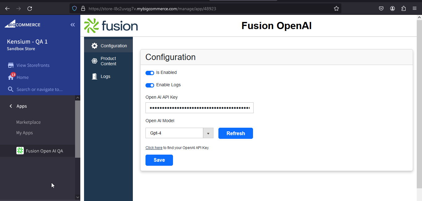 Kensium OpenAI